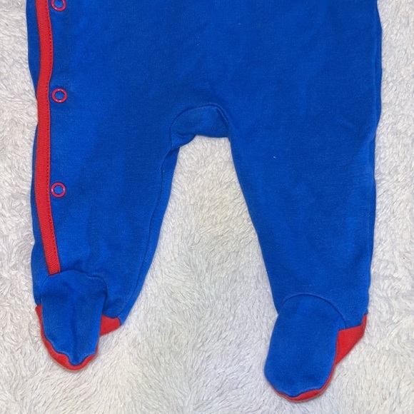 (2 for $10) super man footie/ sleeper - Picture 3 of 5